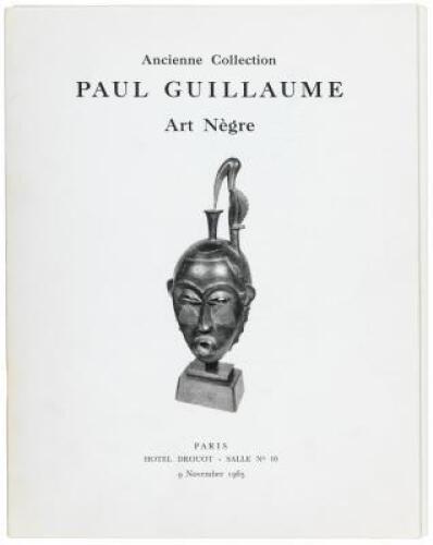 Ancienne Collection. Paul Guillaume. Art N&egrave;gre