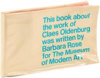 Claes Oldenburg - Museum of Modern Art Catalog and Exhibition Checklist