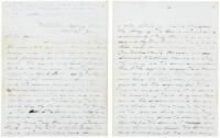 Manuscript account of the massacre at the White River Agency (sometimes called the Meeker Massacre) and additional details of the White River War