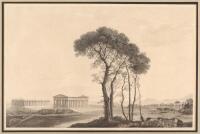 Two folio views of Greek Temples from William Wilkin's "The Antiquities of Magna Graecia"