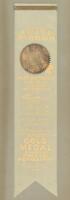 Panama-Pacific Gold Medal Certificate - Departments of Mines and Metallurgy. Official Award Ribbon