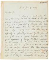 Autograph Letter, signed regarding delegates to the Agricultural & Manufacturers National Meeting