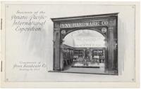 Souvenir of the Panama-Pacific International Exposition. Compliments of Penn Hardware Co. Reading, Pa. U.S.A.