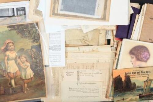 Large lot of ephemera from the collection of Calvin Otto