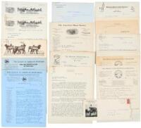 Approximately 35 letters to William T. Hornaday, director of the New York Zoological Society, from writers, naturalists, conservationists, and others, on a variety of matters