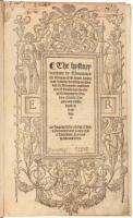 The hystory, writtone by Thucidides the Athenyan, of the warre, whiche was betwene the Peloponesians and the Athenyans, translated oute of Frenche into the Englysh language by Thomas Nicolls...