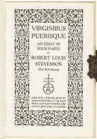 Virginibus Puerisque: An Essay in Four Parts