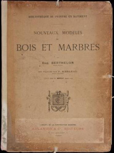 Nouveaux Modeles de Bois et Marbres