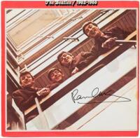 "The Beatles / 1962-1966" - double-album vinyl LP signed in ink by Paul McCartney on the front of the cover