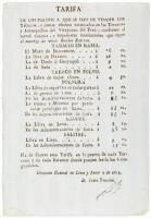 Four works on Tobacco published in Lima, Peru, 1790-1813