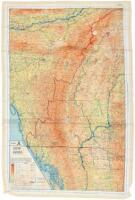Two silk double-sided British pilot escape maps of French Indochina, Siam and Burma, 1944