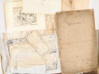 Large lot of ephemera from the collection of Calvin Otto