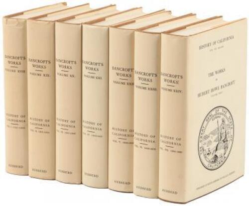 The Works of Hubert Howe Bancroft - Seven Volume Set