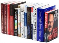 Twelve volumes signed by American politicians and journalists