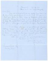 1852 letter from the first published American artist of the California Gold Rush