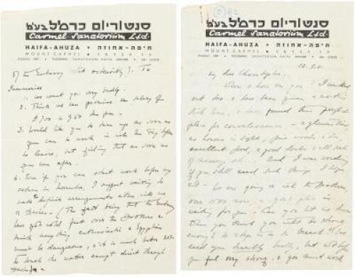 3 letters, 1940-45, from Arabia explorer Freya Stark as British wartime agent in Cairo and Baghdad