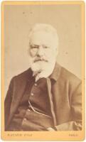 Carte-de-visite photograph of the author of Les Miserables, taken in the last years of his life, ca. 1880