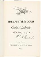 The Spirit of St. Louis - inscribed by the great aviator