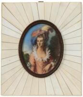 Group of five miniature paintings