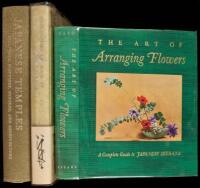 Three volumes on Japanese Art, mostly the art of flower arrangement