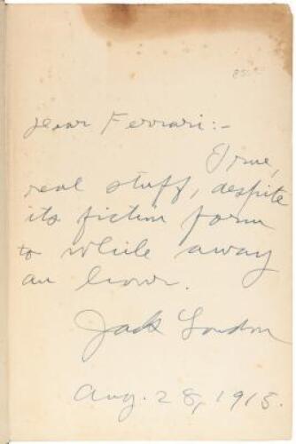 Adventure - inscribed by the author