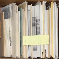 Shelf of Western Americana catalogues