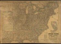 Lloyd's New Map of the United States The Canadas And New Brunswick From the latest Surveys Showing Every Railroad & Station Finished to June 1863 And The Atlantic And Gulf Coasts...