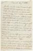 1826 letter by the Comte de Grandpre, former slave trader, Navy Captain, explorer