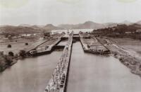 View of Ft. Clayton, Panama Canal - Miraflores Locks and Lake - 1926