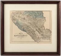 Map of Santa Clara Co. California
