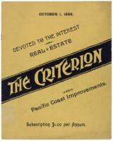 The Criterion and Pacific Coast Improvements, Volume II, No. 10