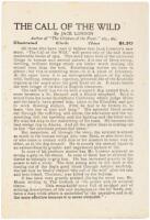 Advertisement for Call of the Wild