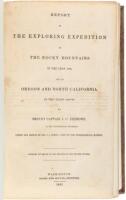 Report of the Exploring Expedition to the Rocky Mountains in the Year 1841 and to Oregon and North California in the Years 1843-44
