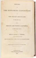 Report of the Exploring Expedition to the Rocky Mountains in the Year 1841 and to Oregon and North California in the Years 1843-44