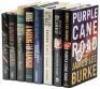 Eight first editions by James Lee Burke, five of them signed