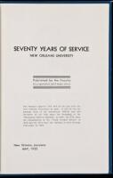 Seventy Years of Service: New Orleans University