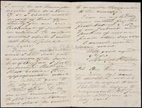 Pioneer of American agricultural studies, 1853 Autograph Letter Signed