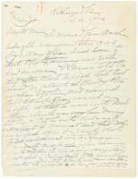 Letter from Fitzhugh Lee, onetime Confederate general, to James H. Wilson, criticizing the appointment of Leonard Wood as a major general, and Elihu Root&rsquo;s role in defending Wood; with carbon copy typed letter in reply from Wilson