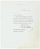 Two typed letters signed by Woodrow Wilson to James H. Wilson, plus a photostatic copy of a handwritten letter from W. Wilson to J.H. Wilson, a carbon of a letter from the latter to the former, and a typed letter from W. Wilson’s secretary