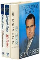 Three volumes by Richard M. Nixon, all with signatures