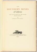 The Southern Mines of California: Early Development of the Sonora Mining Region