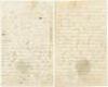 Eleven letters from Henry S. Wilson to his brother, future General James H. Wilson, written from March to August, 1862, when both were serving in the Union Army - 3