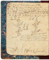 The Papers of Captain Rufus Lincoln of Wareham Mass. - with mathematics copy book