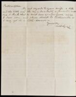 Autograph Letter Signed by Caleb Lyons, who would later be a prominent figure in the California Gold Rush, relating to his lectures on woman's rights