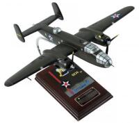 Signed B-25B Mitchell Bomber airplane model