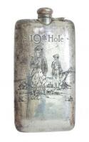 Sterling silver 19th Hole flask