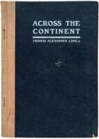 Across The Continent (Rare Black travel book of a railway journey from Virginia to California)