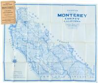 Denny's pocket map of Monterey County, California: Compiled from latest official and private data