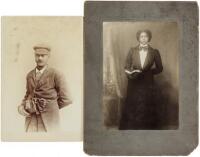 Two scarce Black “occupational” Cabinet photographs