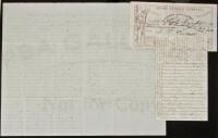 Collection of 11 letters, 9 of them from Robert Crandall, serving in the Union Army, to his sister Kittie Crandall; 1 from a cousin to Kittie Crandall, and 1 to Kittie&rsquo;s parents from a nephew